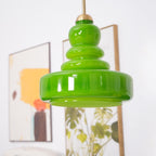 Lustra Pendant Lamp Schoolhouse Glass Layers for Living Room
