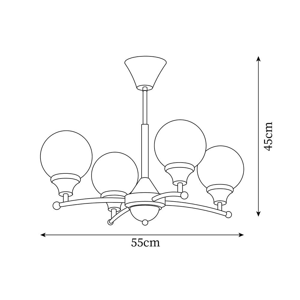 Sciolari Chandelier Vintage Wood Glass