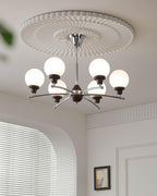 Sciolari Chandelier Vintage Wood Glass