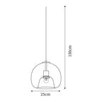 Avola  Glass  Pendant Light