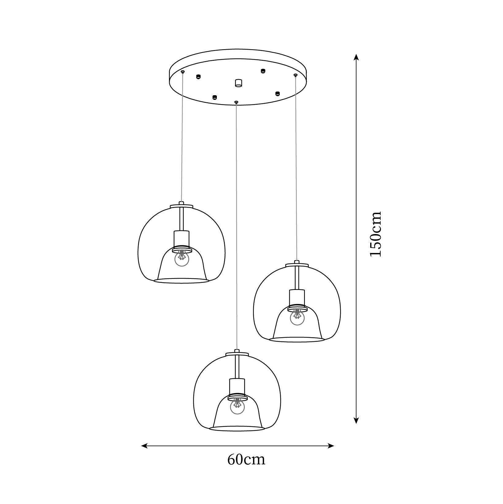 Avola  Glass  Pendant Light