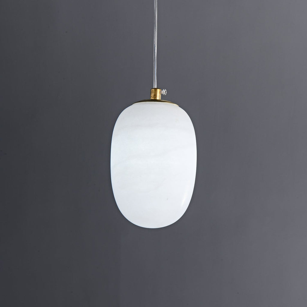 Esolisra Minimalist Alabaster Pendant Light