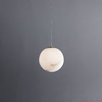 Esolisra Minimalist Alabaster Pendant Light