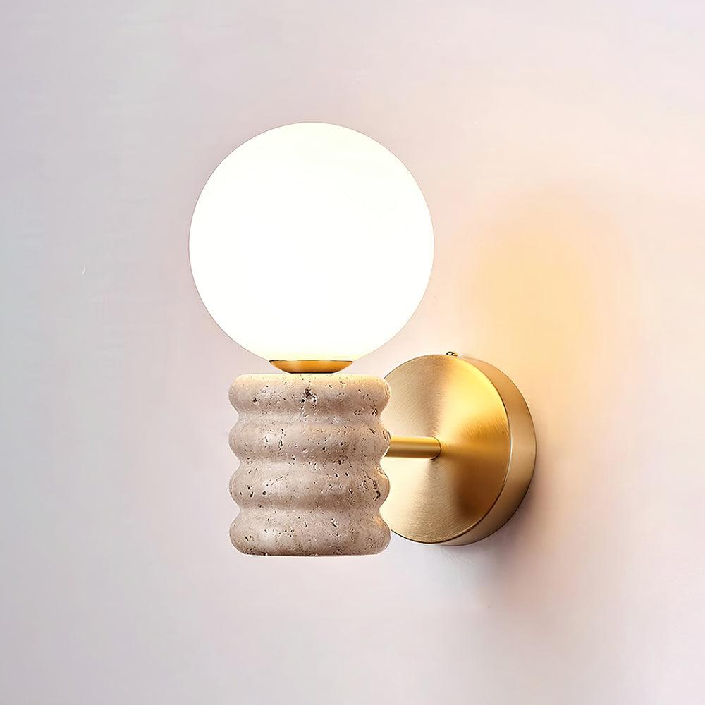 Calenne  Wall Lamp Travertine