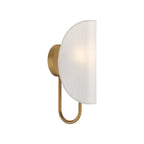 Arsorara Modern Minimalist Leaf Brass Fabric Wall Lamp