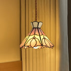 Tiffany Retro Glass Pendant Lights  Pink Cream