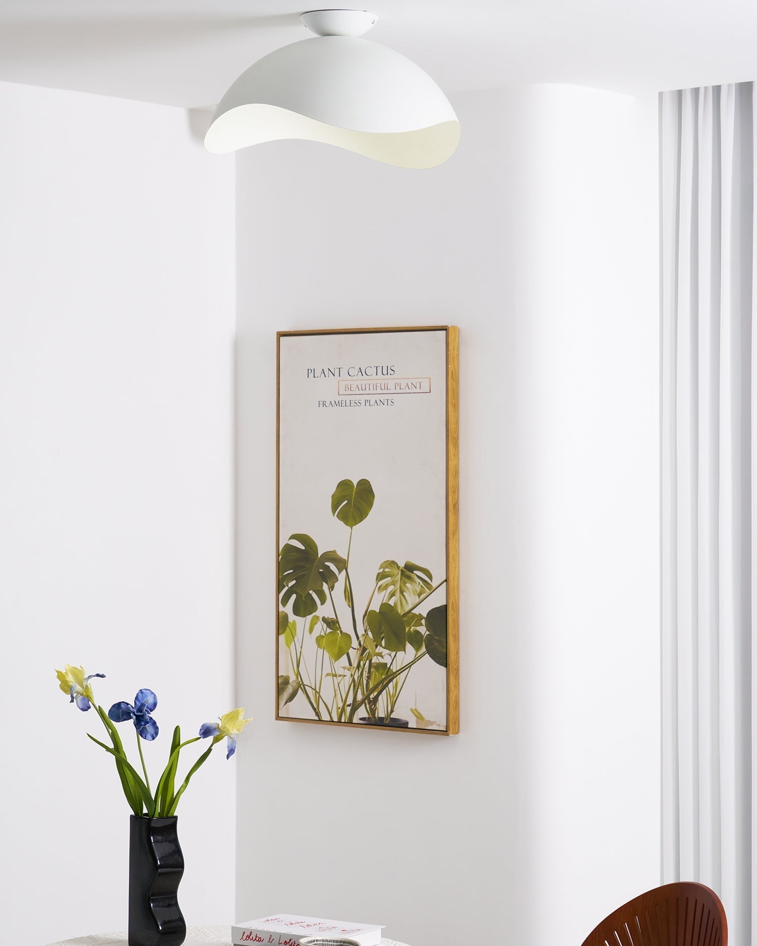 Etalir Nordic Art Wave Ceiling Light