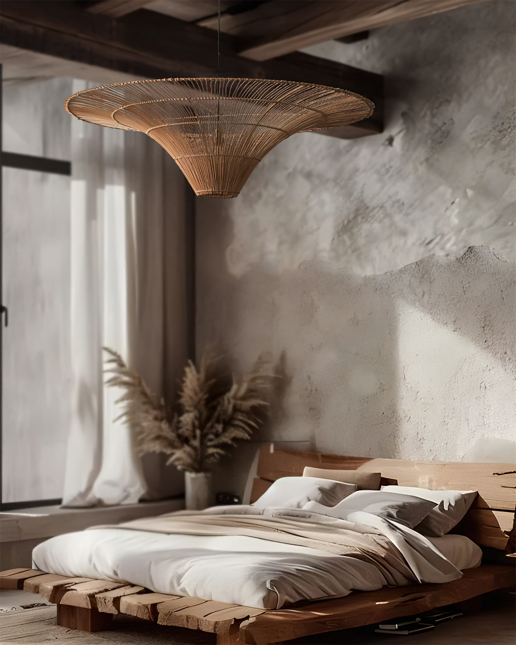 Juvia Handwoven Rattan Pendant Light