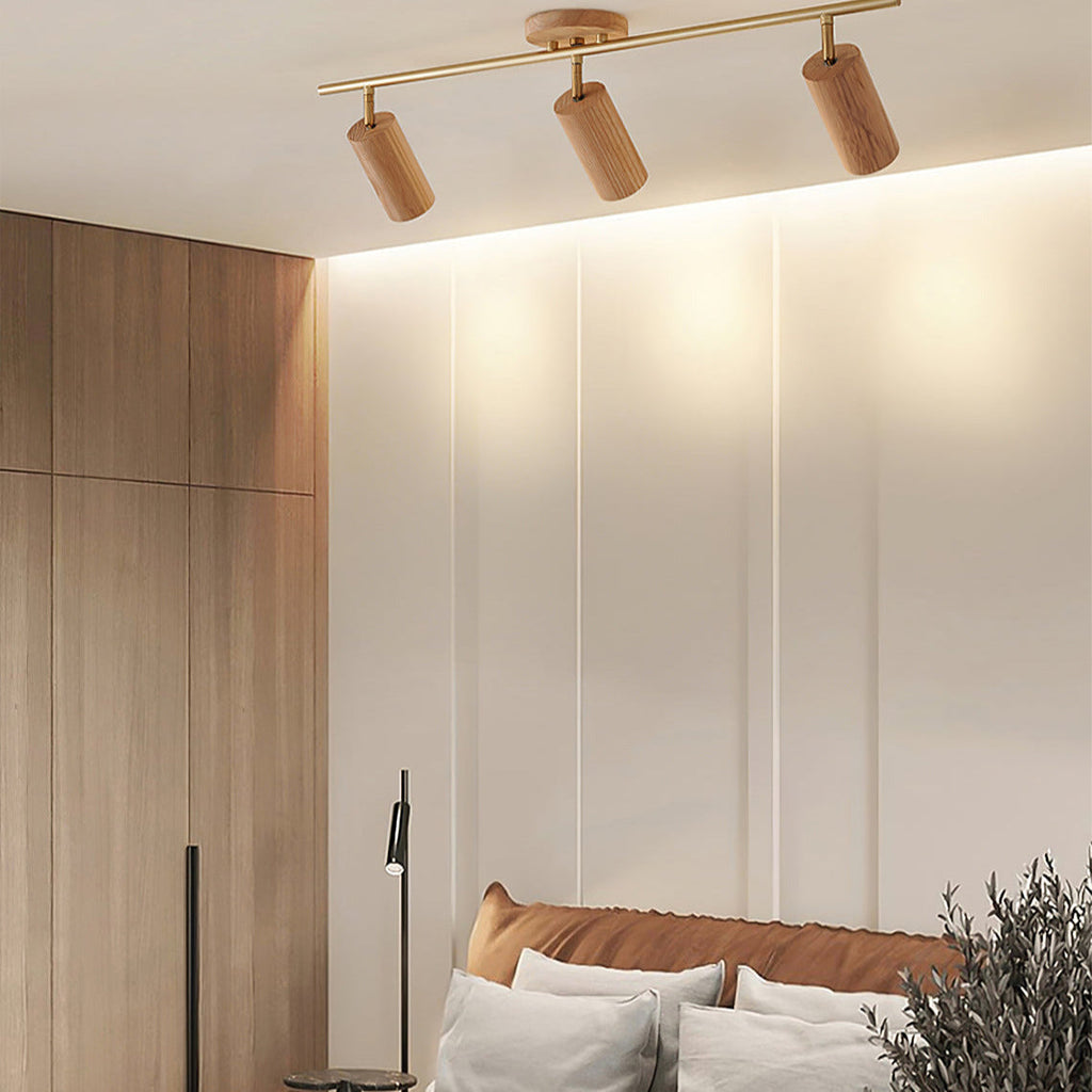 Aim Ceiling Light Spotlight  Wood Long Living Room