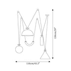 Covine Multi-Shape Adjustable Pendant Light