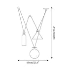Covine Multi-Shape Adjustable Pendant Light