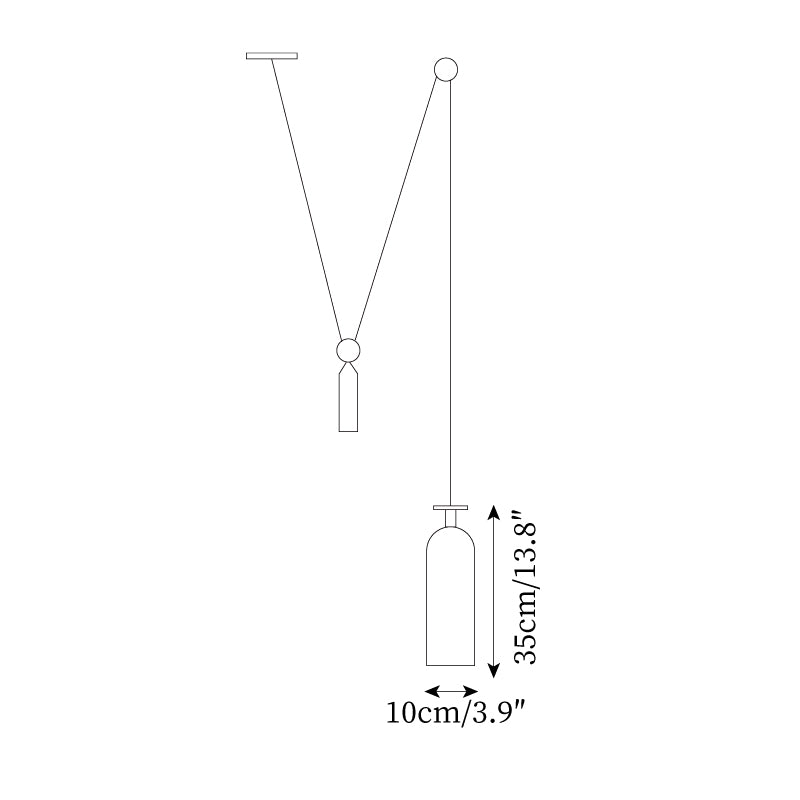Covine Multi-Shape Adjustable Pendant Light