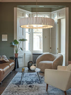 Vaeliora Ribbed Ceramic Pendant Light