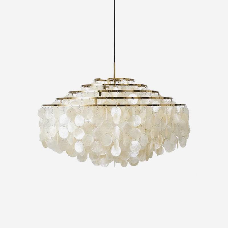 Elios Elegant Capiz Shell Chandelier