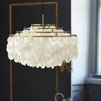 Elios Elegant Capiz Shell Chandelier