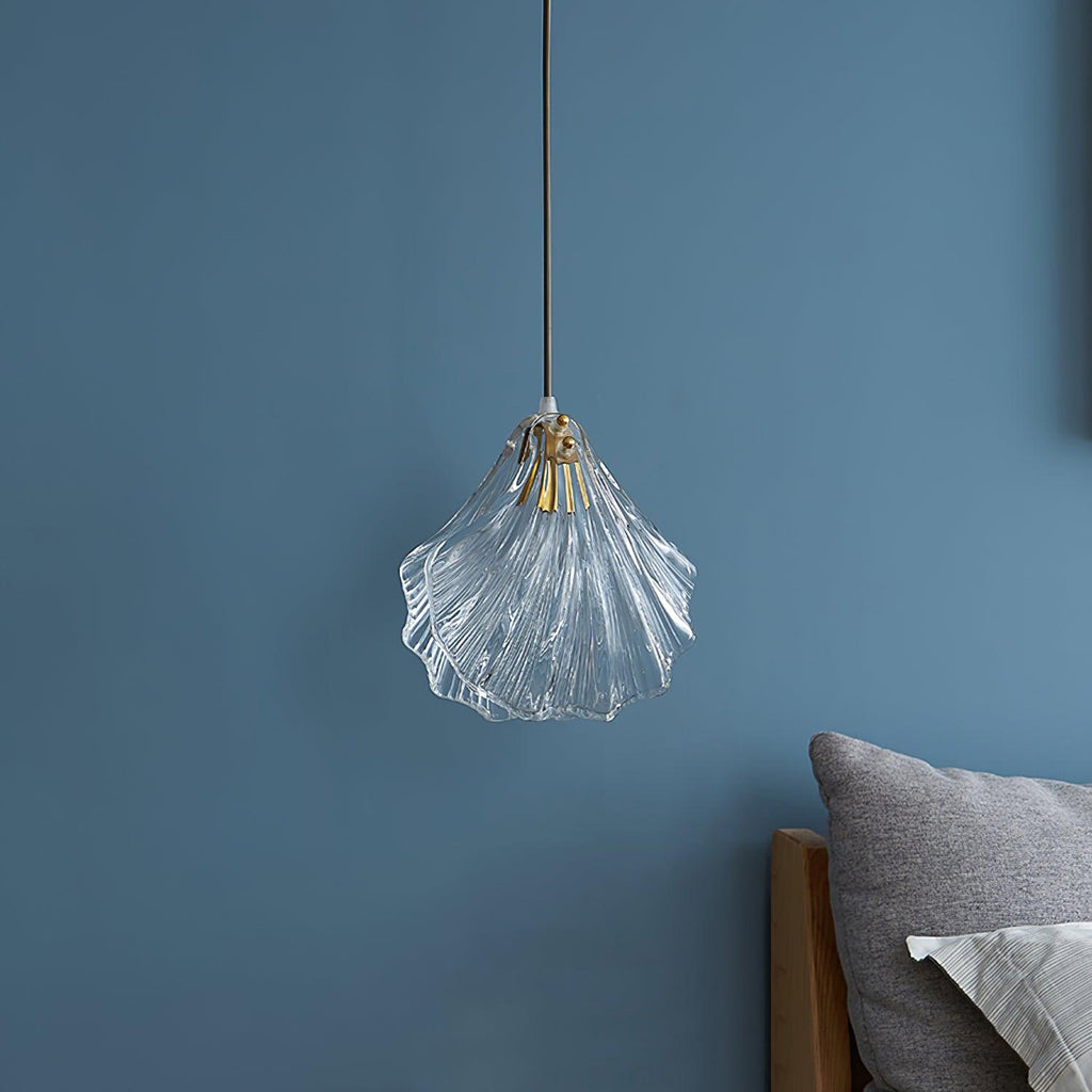 Veliraris Nordic Art Shell Mini Swag Glass Pendant Light