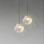 Veliraris Nordic Art Shell Mini Swag Glass Pendant Light