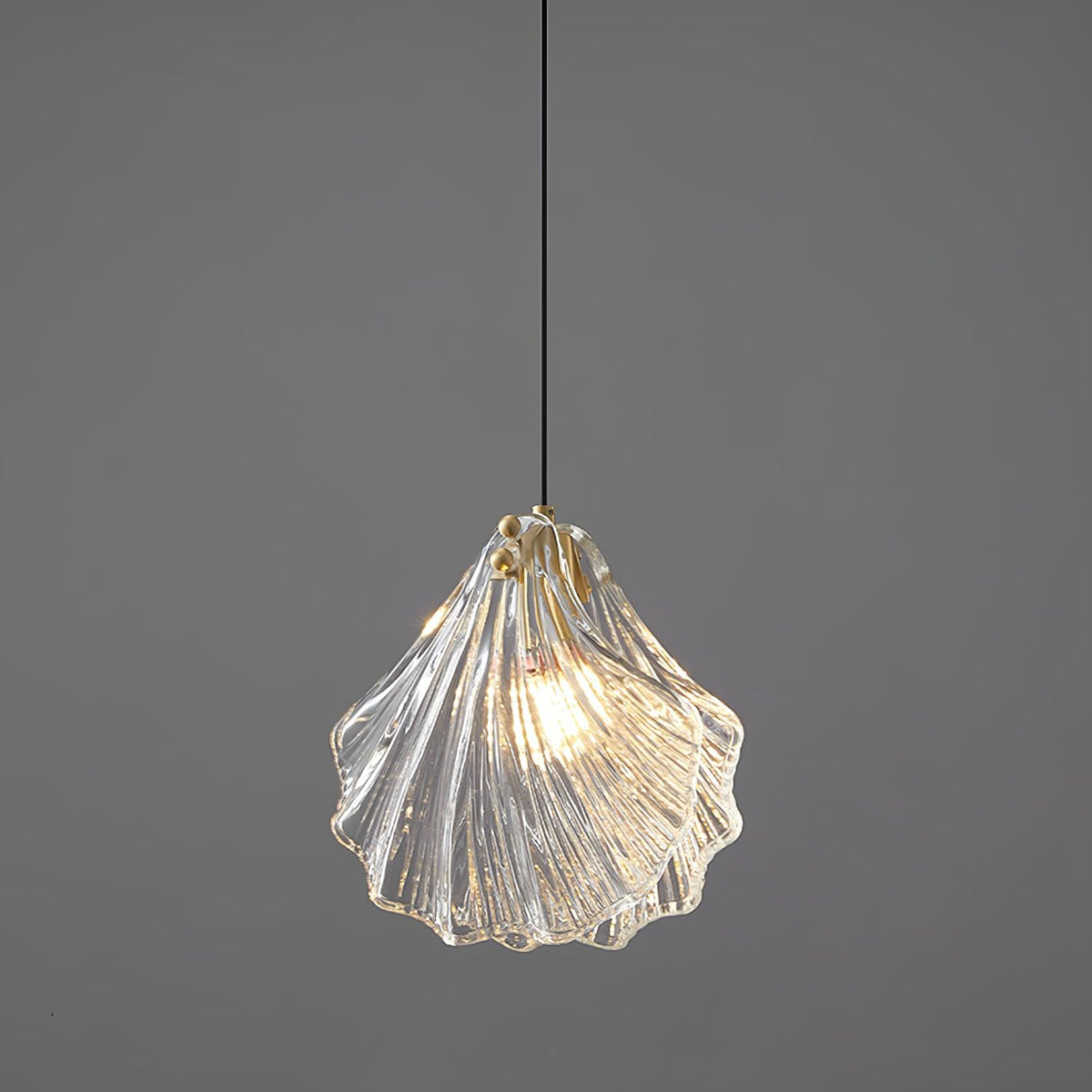 Veliraris Nordic Art Shell Mini Swag Glass Pendant Light