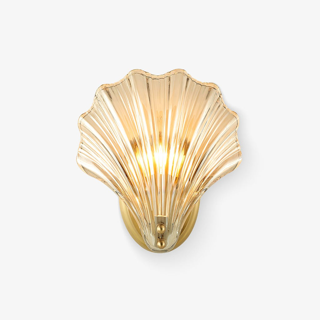 Respected Premium Elegance Brass Glass Wall Light