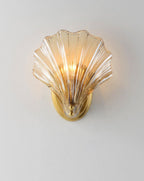 Respected Premium Elegance Brass Glass Wall Light