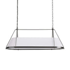 Lysilara Vintage Industrial Linear Fabric Chandelier