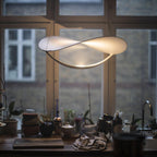 Shield Pendant Lamp Curved Organic Minimalist