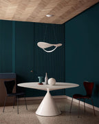 Shield Pendant Lamp Curved Organic Minimalist