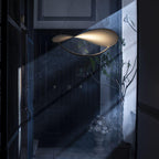 Shield Pendant Lamp Curved Organic Minimalist