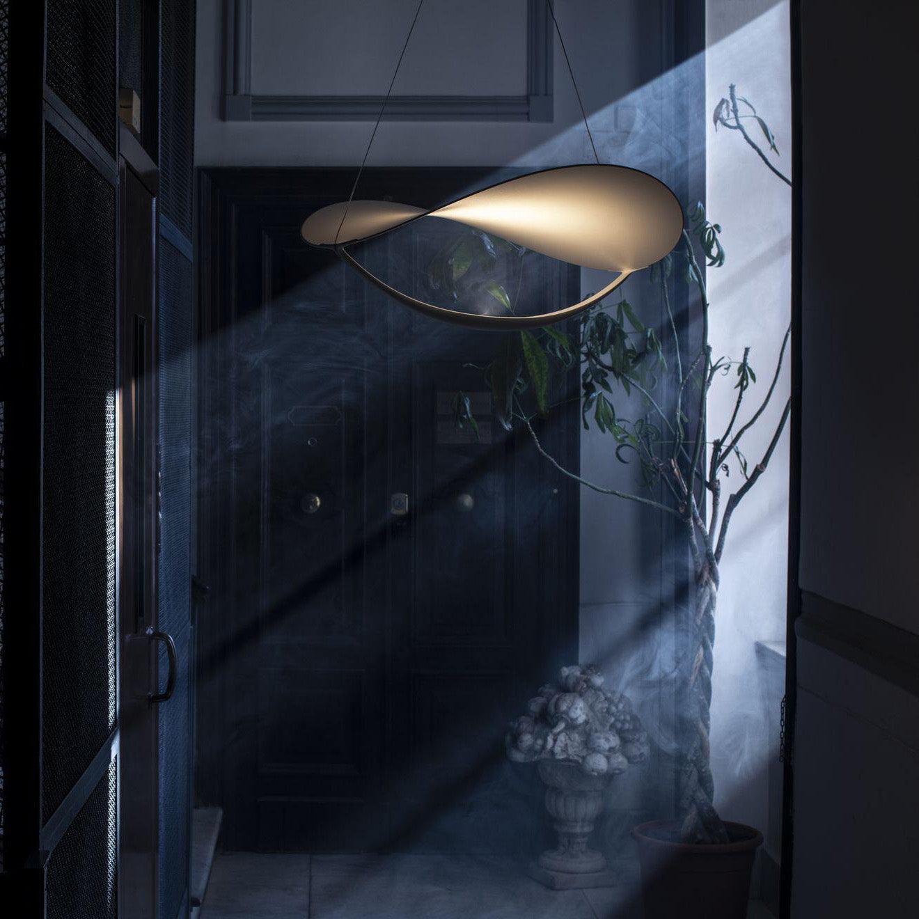 Shield Pendant Lamp Curved Organic Minimalist