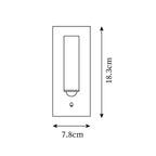Aneko Wall Lamp Switched LED Sleek Adjustable