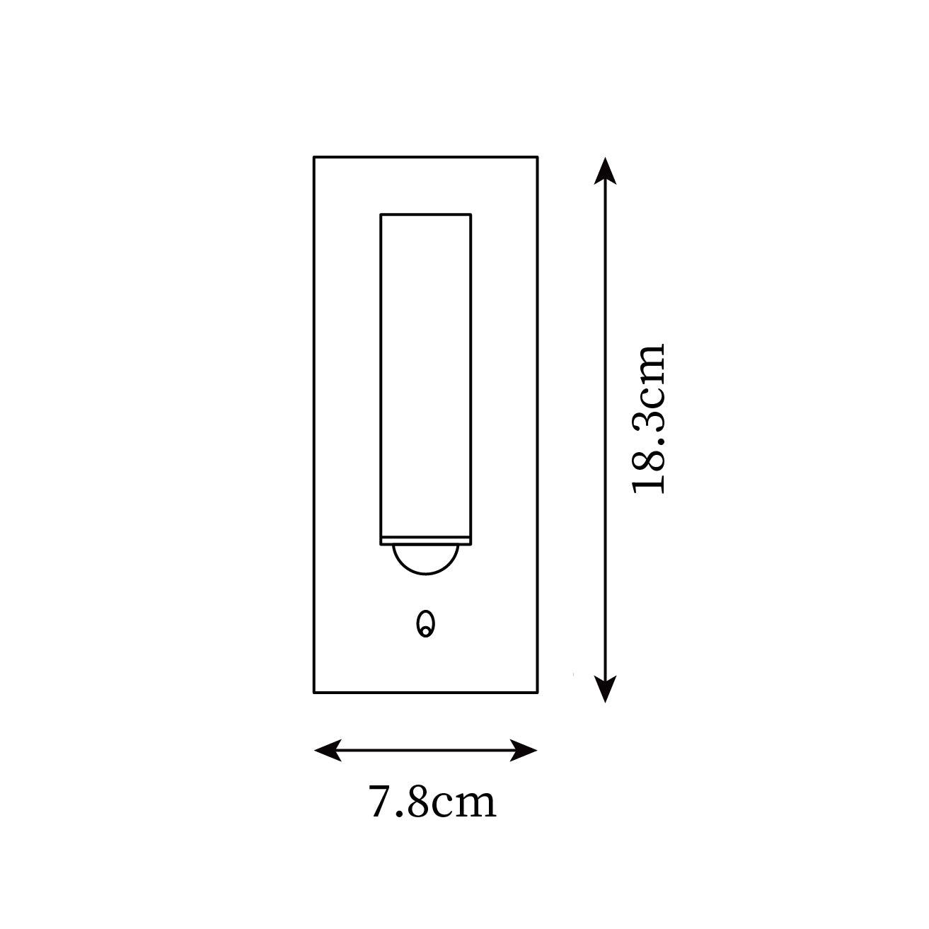 Aneko Wall Lamp Switched LED Sleek Adjustable