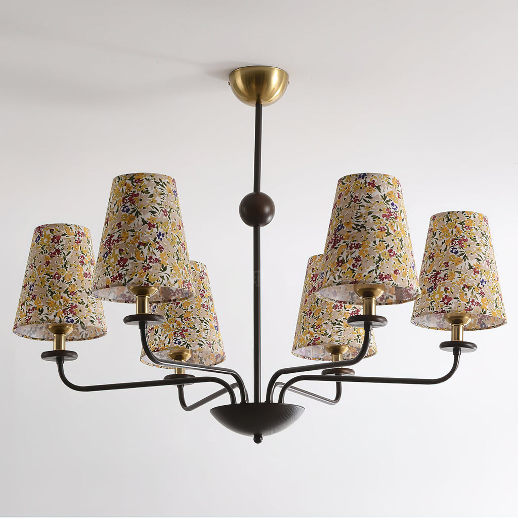 Aurmaren Vintage Industrial Fabric Chandelier