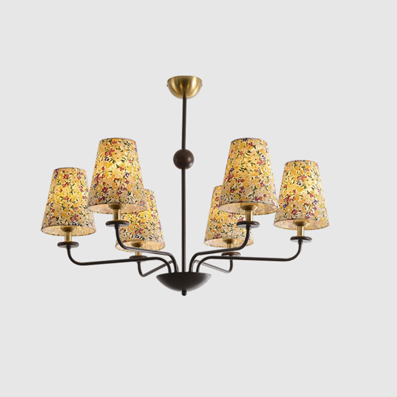 Aurmaren Vintage Industrial Fabric Chandelier