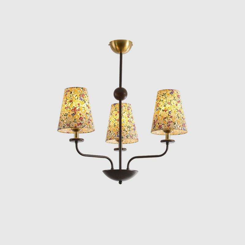 Aurmaren Vintage Industrial Fabric Chandelier