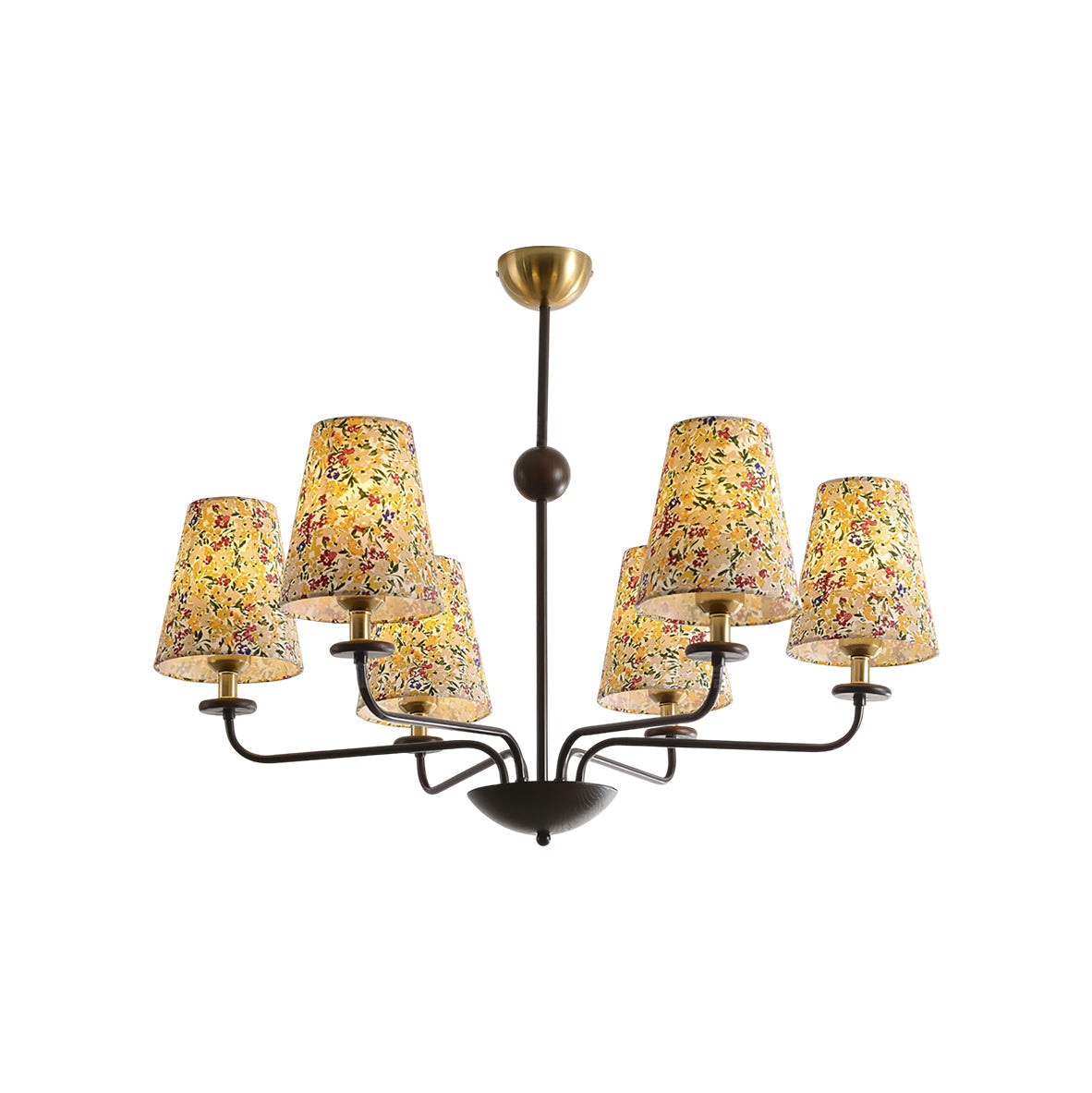 Aurmaren Vintage Industrial Fabric Chandelier
