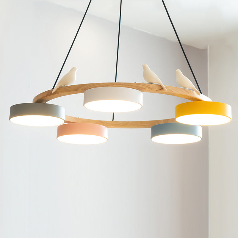 Muto Chandelier Bird Round - Letslighting