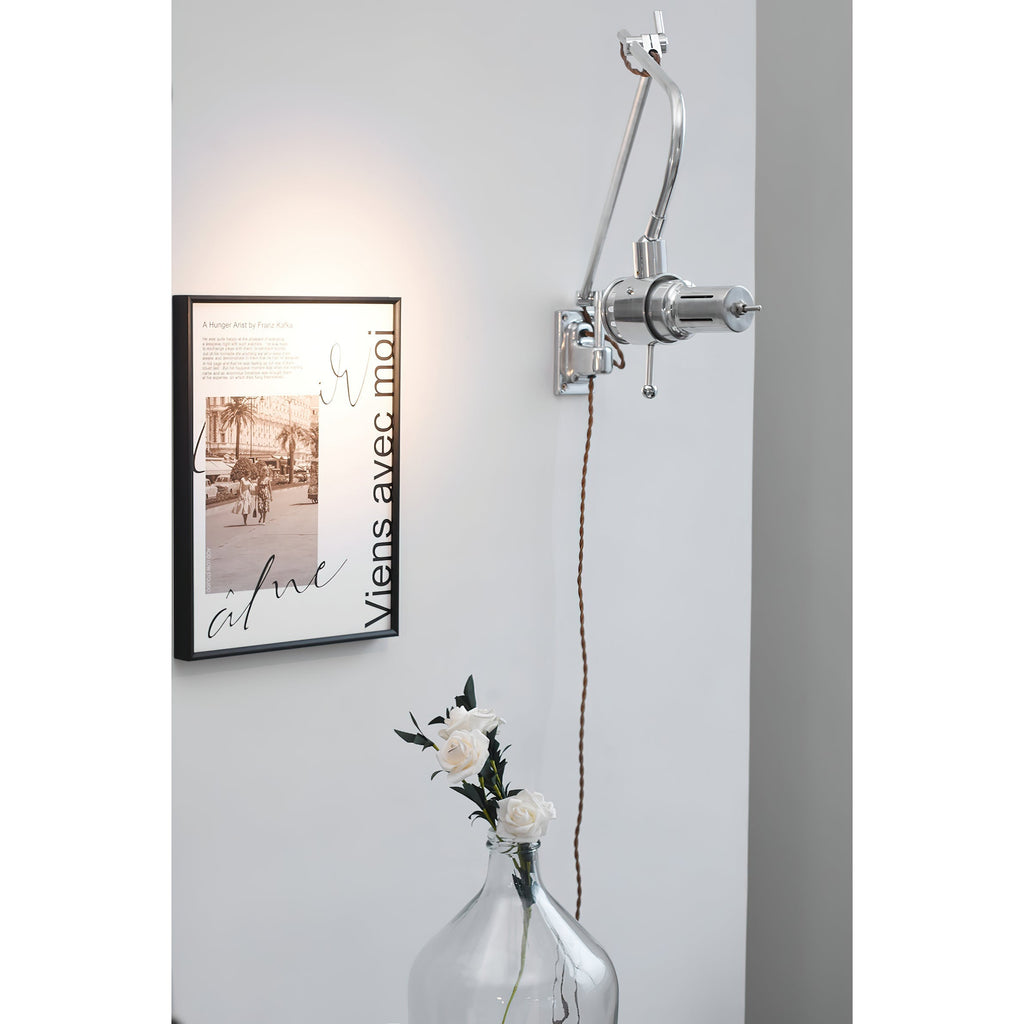 Ersolis Vintage Industrial Swing Arm Sconce Wall Lamp