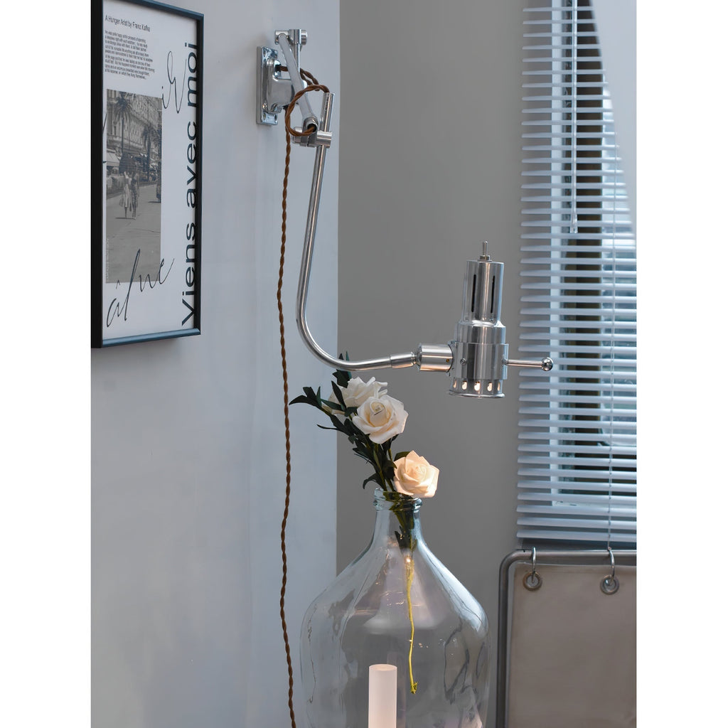 Ersolis Vintage Industrial Swing Arm Sconce Wall Lamp