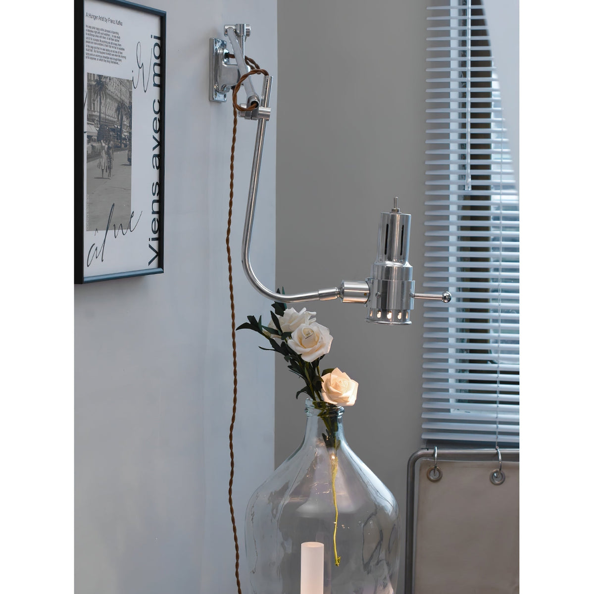 Ersolis Vintage Industrial Swing Arm Sconce Wall Lamp