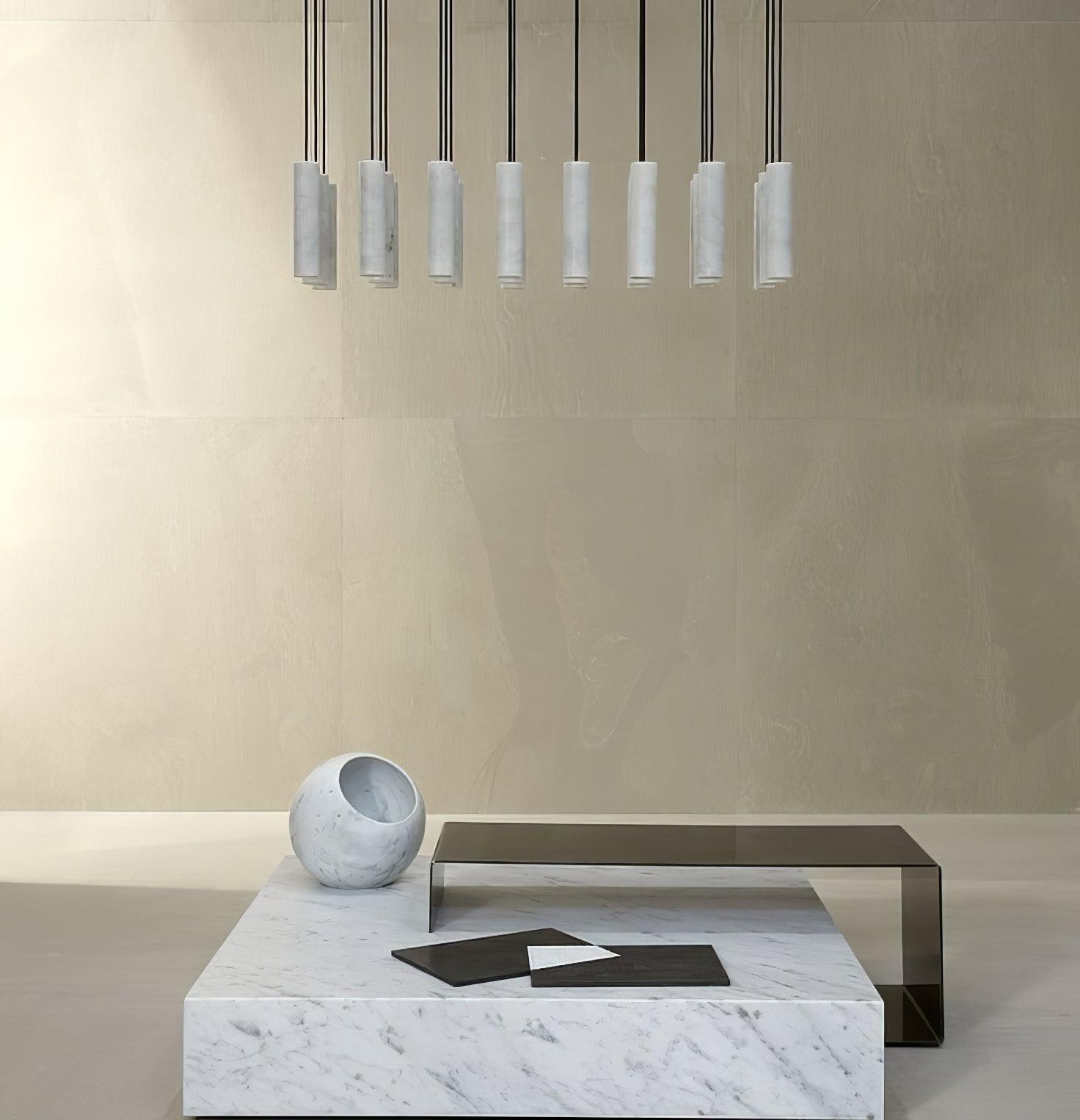Nyxara Cluster Alabaster Pendant Light