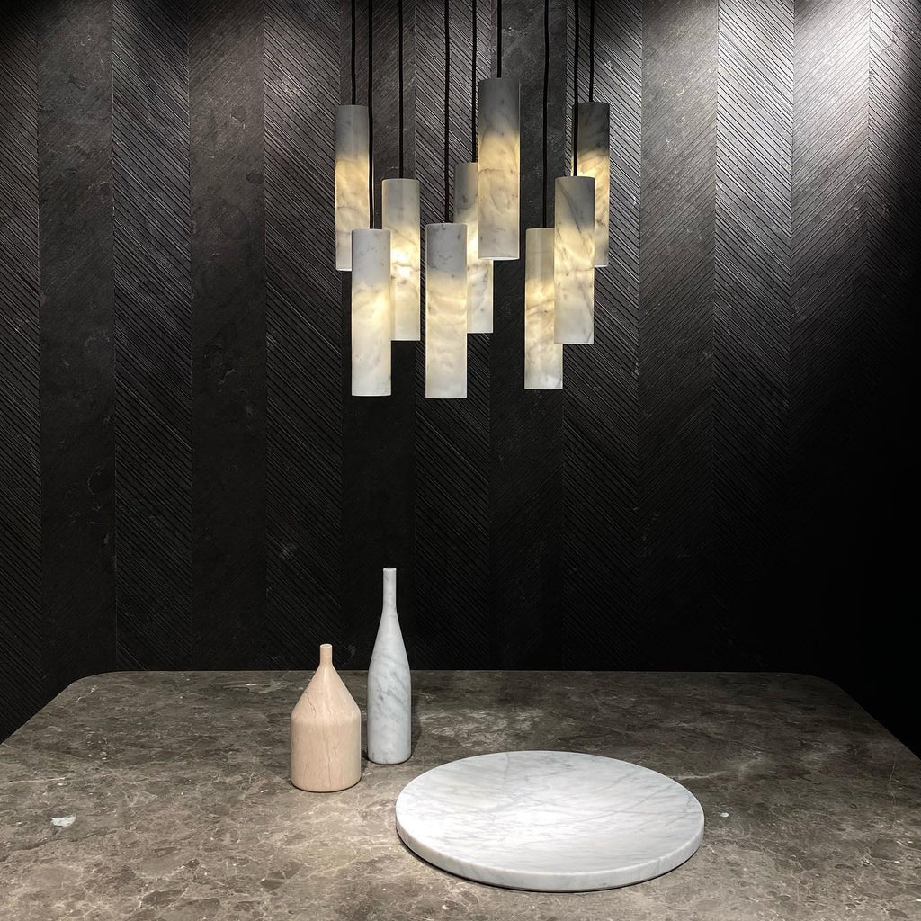 Nyxara Cluster Alabaster Pendant Light