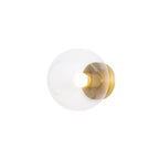 Solara Ceiling Lamp Cone Glass Brass Minimalist Industrial