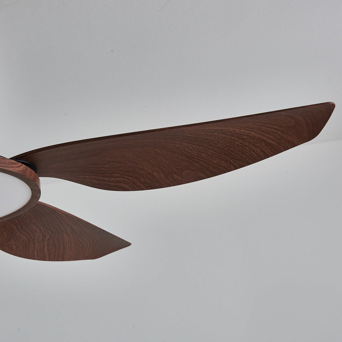 Aurelia Modern Wood Brass Ceiling Fan Light