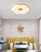 Solara Ceiling Lamp Six-Leaf Flower for Kids Room