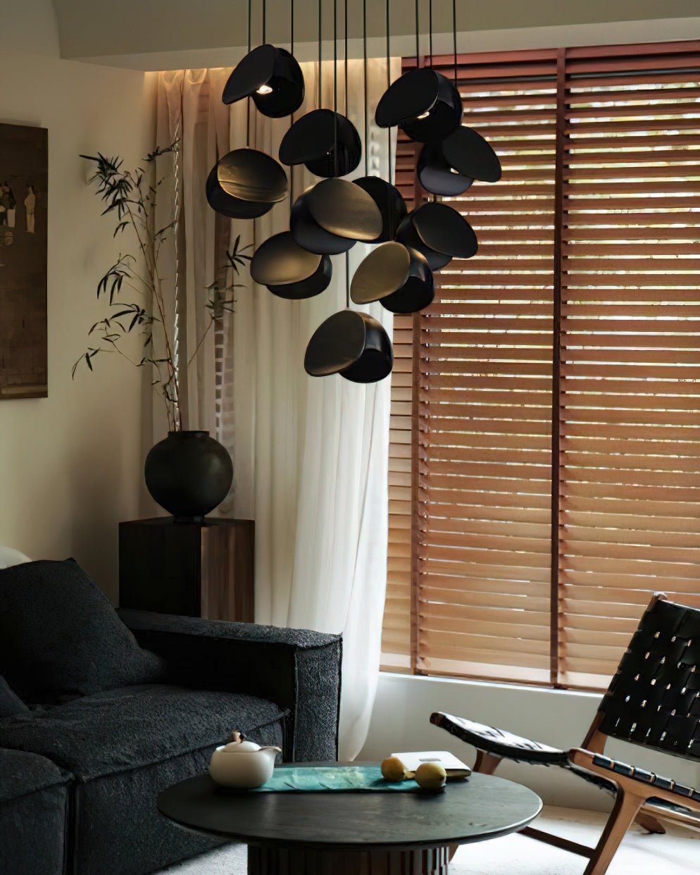 Elmiren Cluster Wood Pendant Light