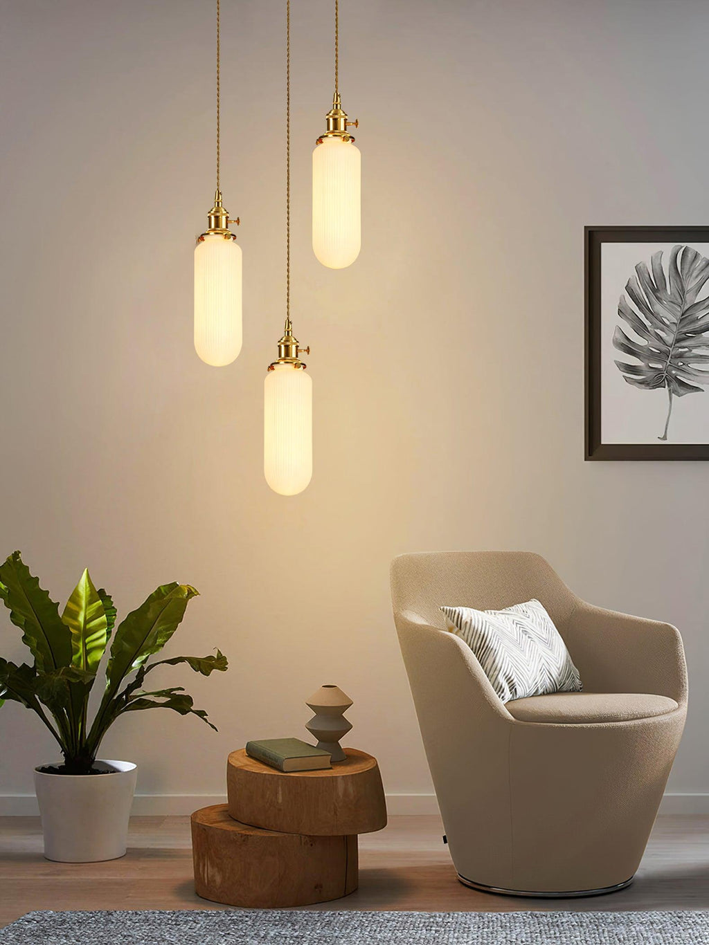 Liora Vintage Ceramic Pendant Light