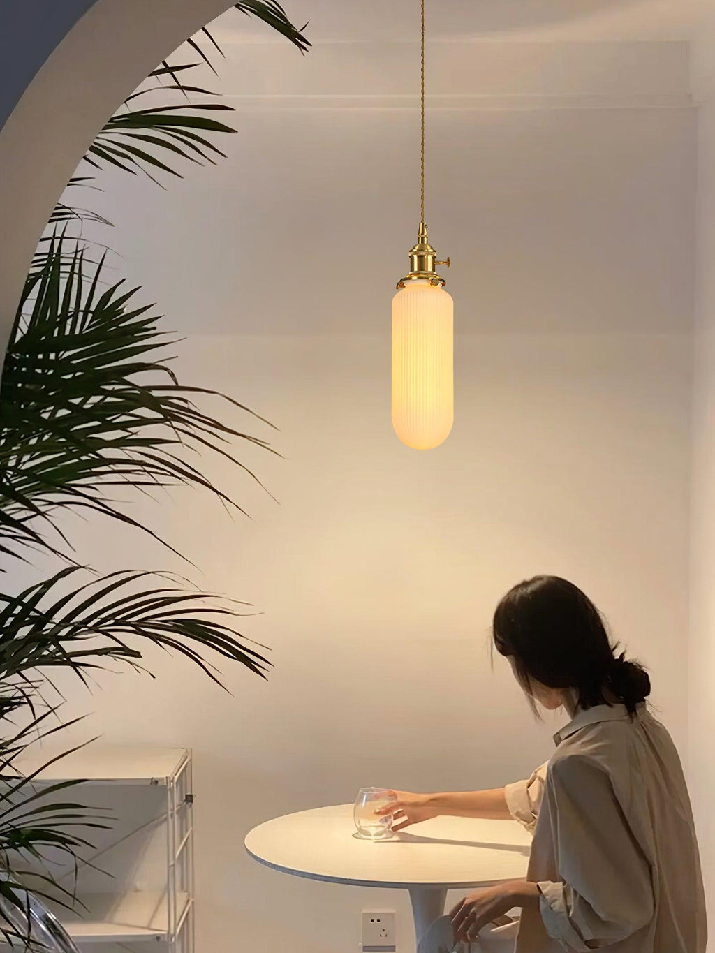 Liora Vintage Ceramic Pendant Light