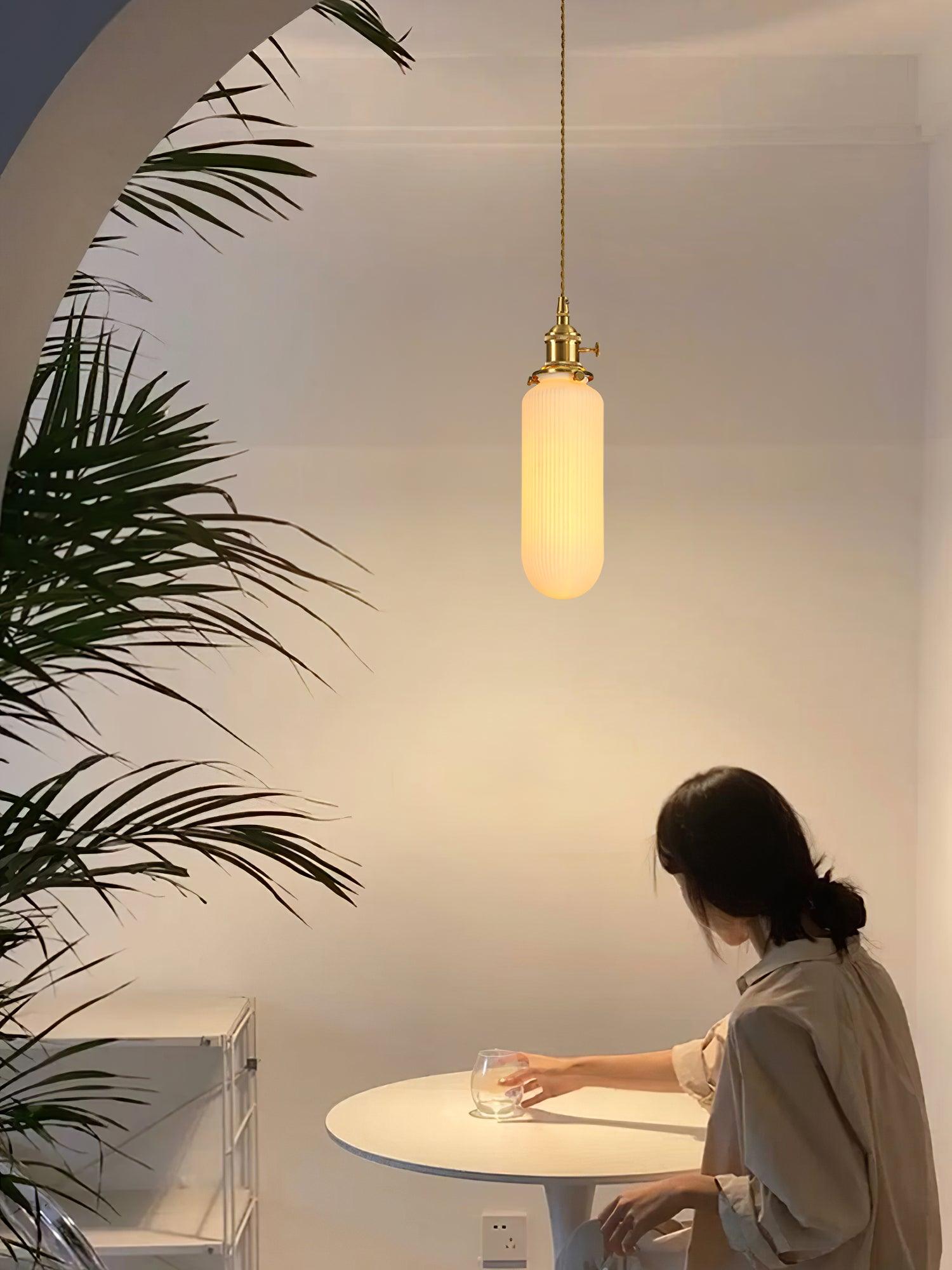 Liora Vintage Ceramic Pendant Light