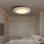 Arsoror Flush-Mount Travertine Ceiling Light