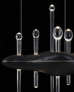 Umare Whimsical Oak Glass Pendant Light